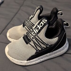 Adidas Kids Black and White Sneakers
